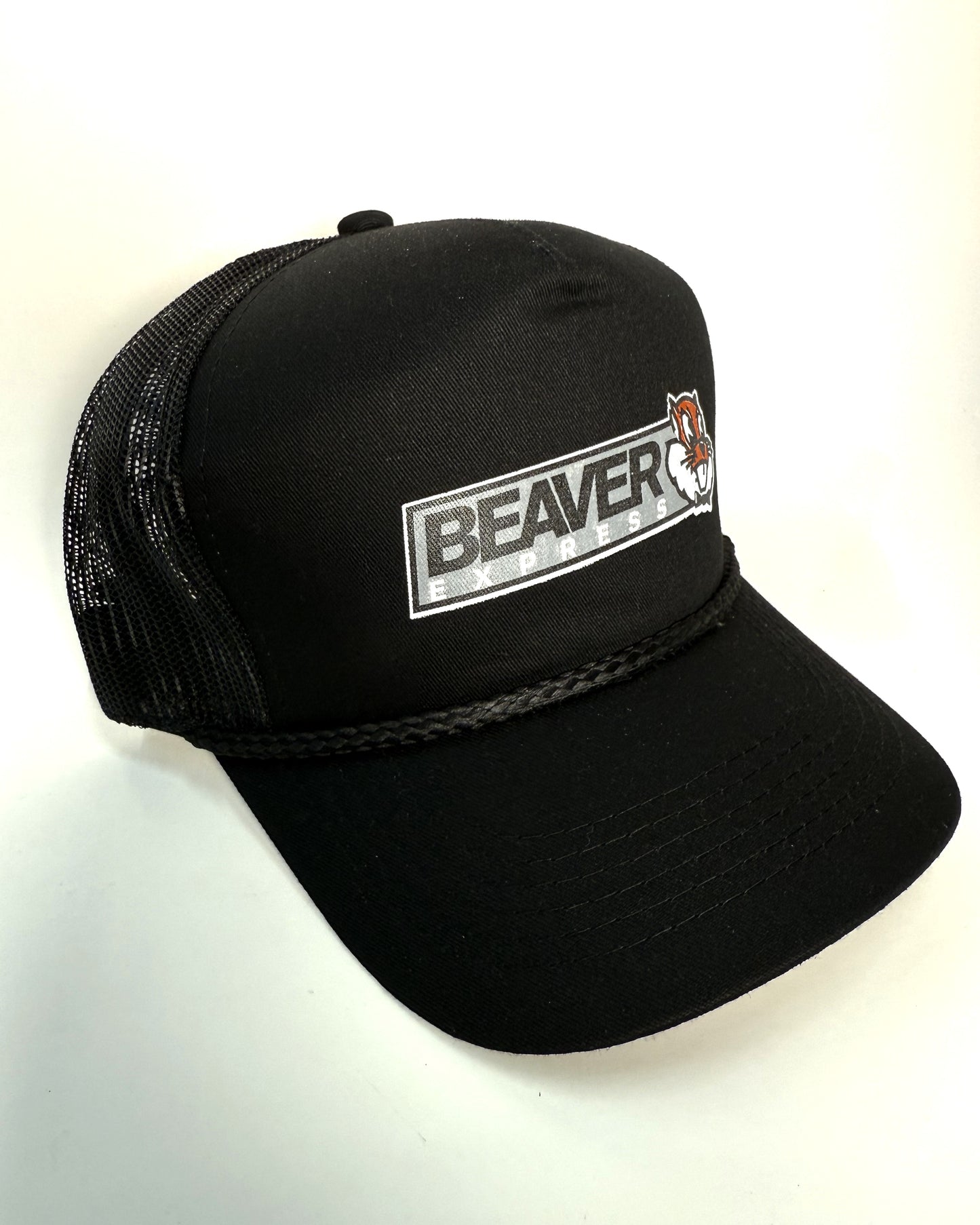 (Black) Beaver Express Trucker Hat