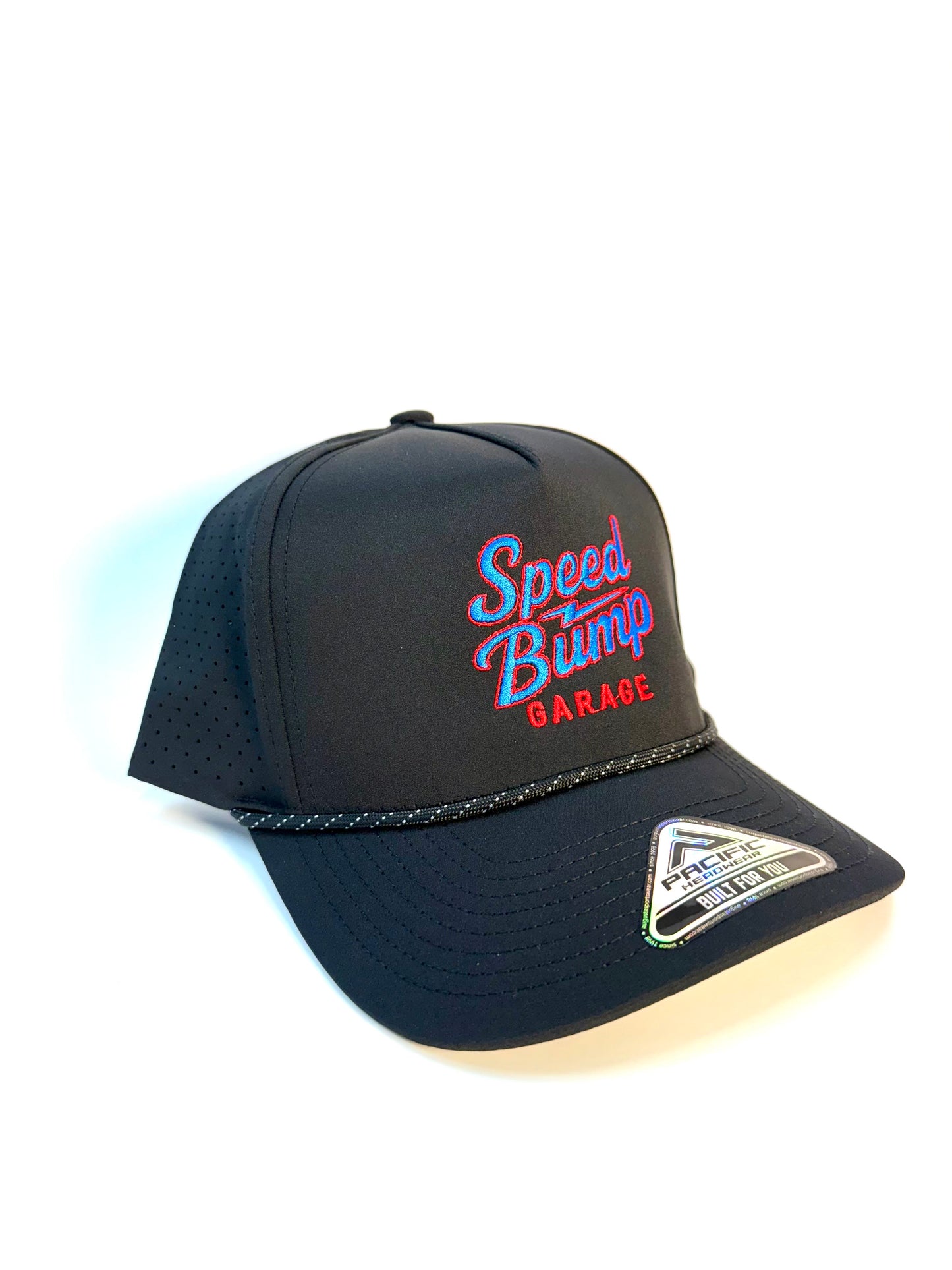 SBG Black Performance Back Rope Hat