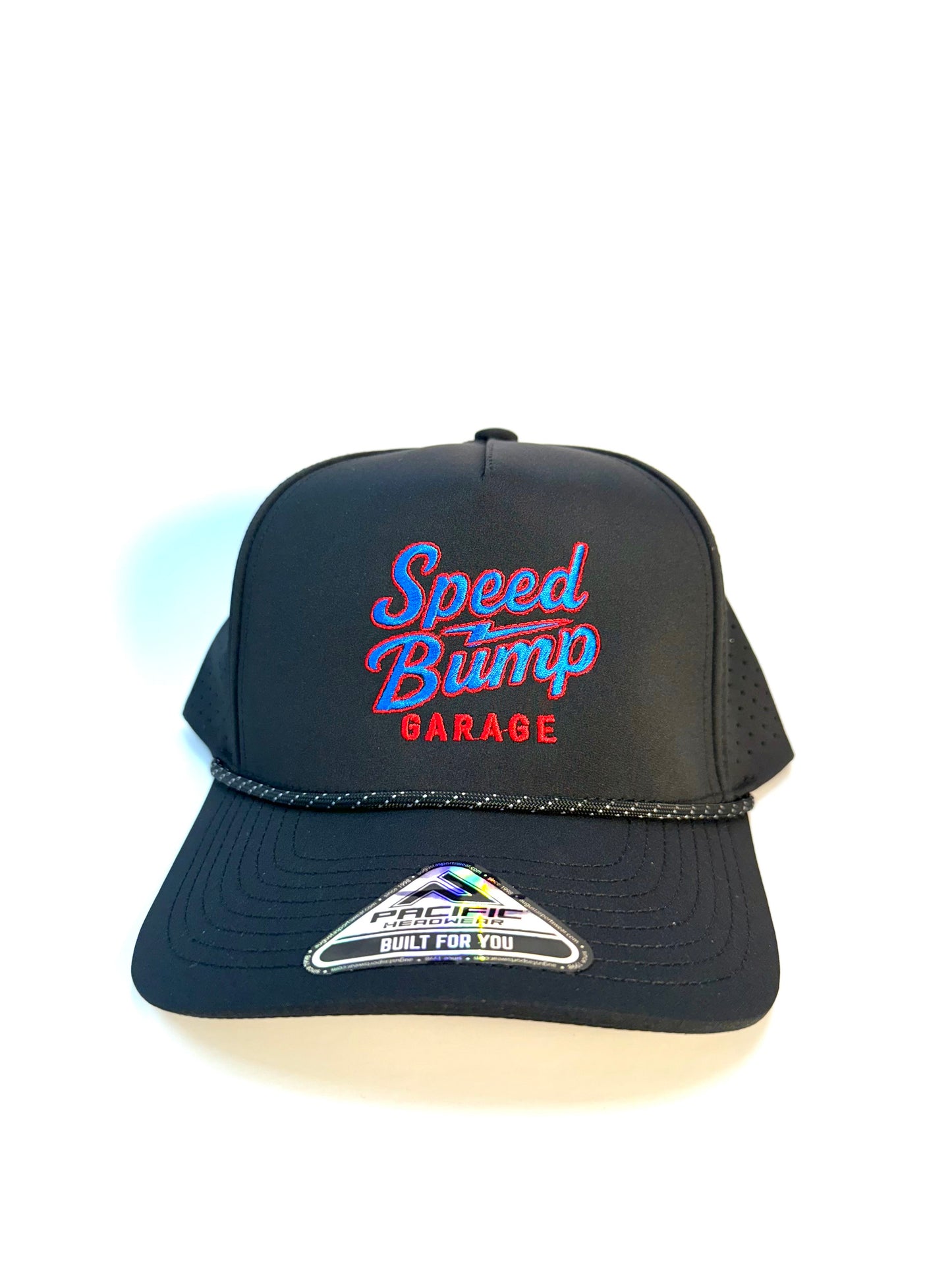 SBG Black Performance Back Rope Hat