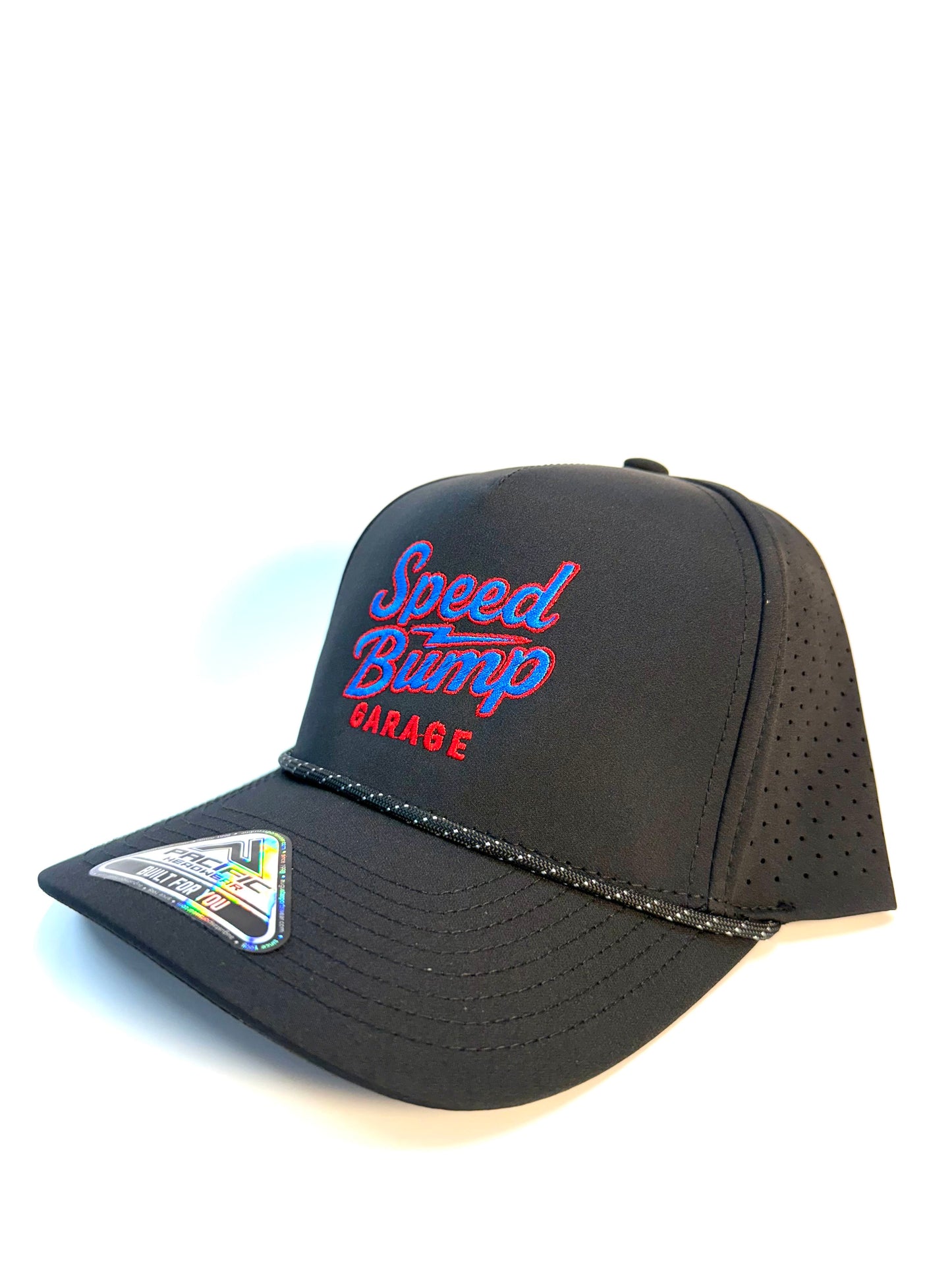 SBG Black Performance Back Rope Hat