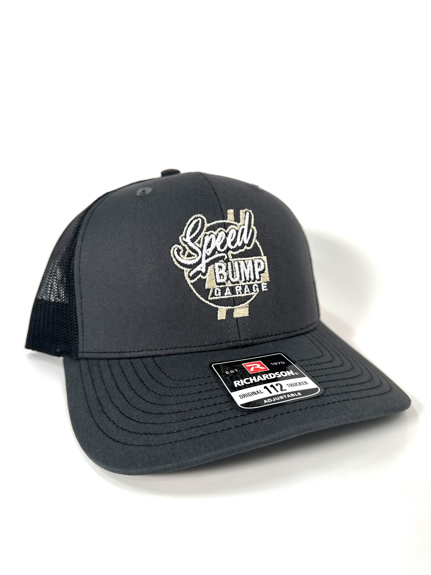 SBG Hat Charcoal/Black Gold/White Logo