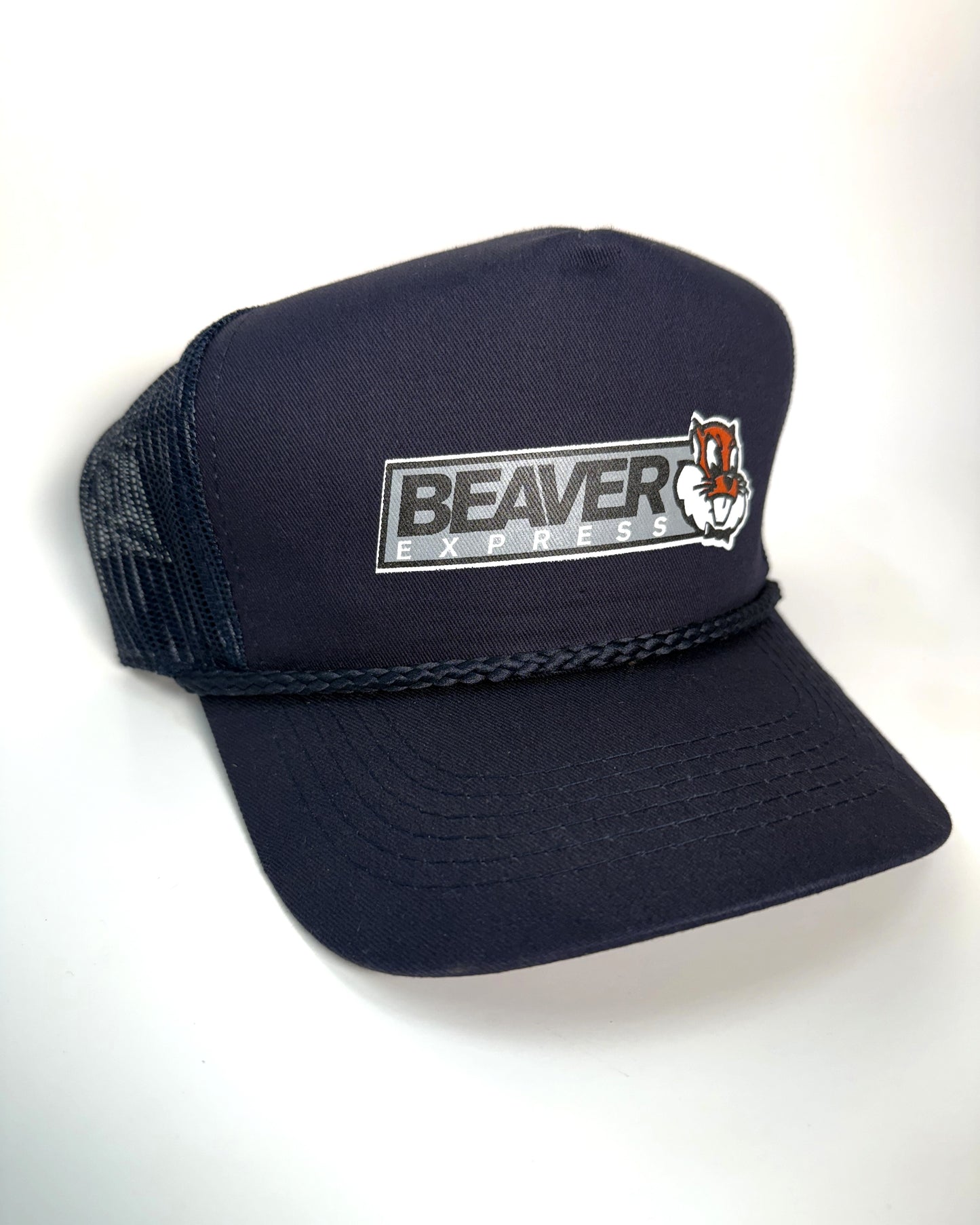 (Blue) Beaver Express Trucker Hat