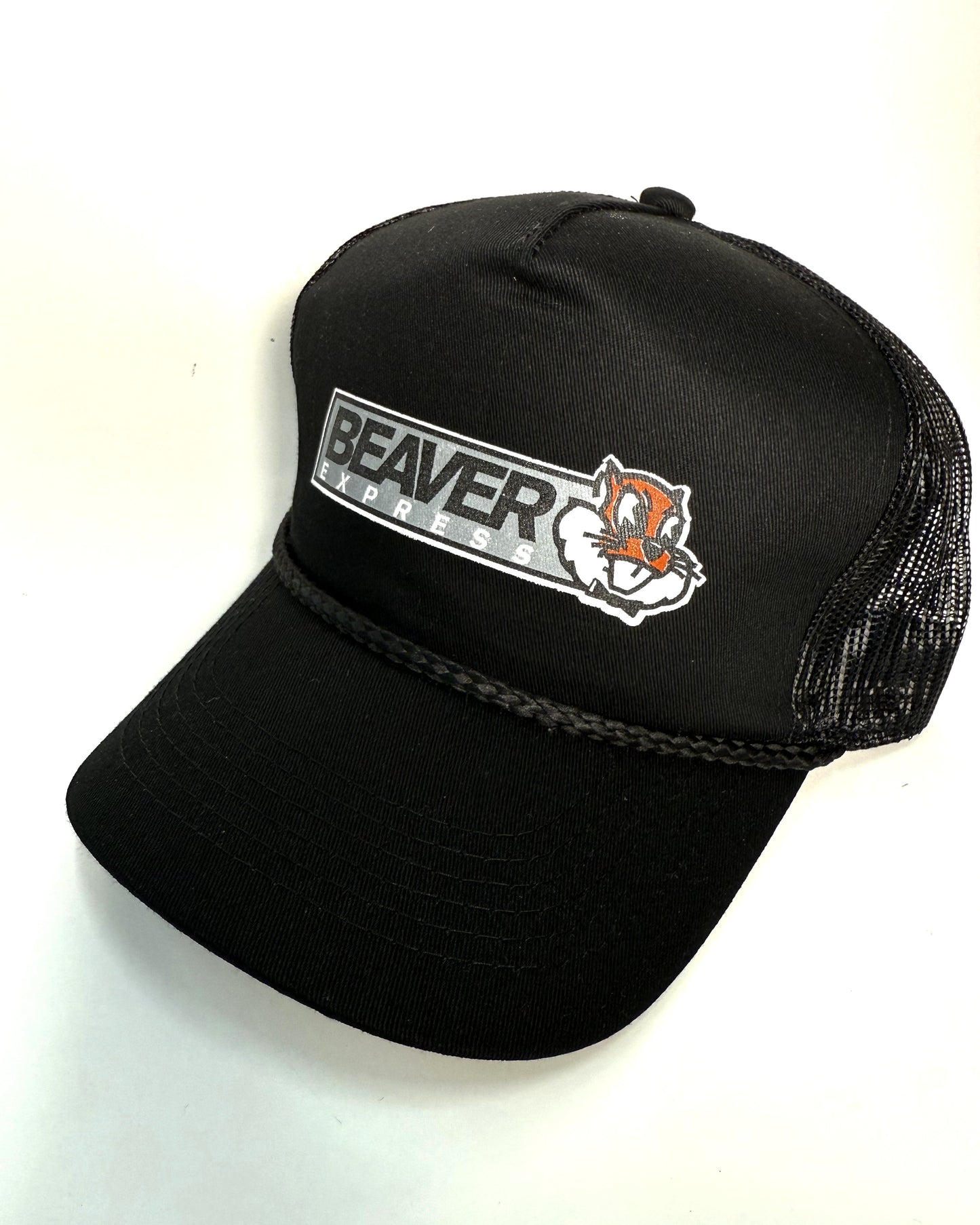 (Black) Beaver Express Trucker Hat