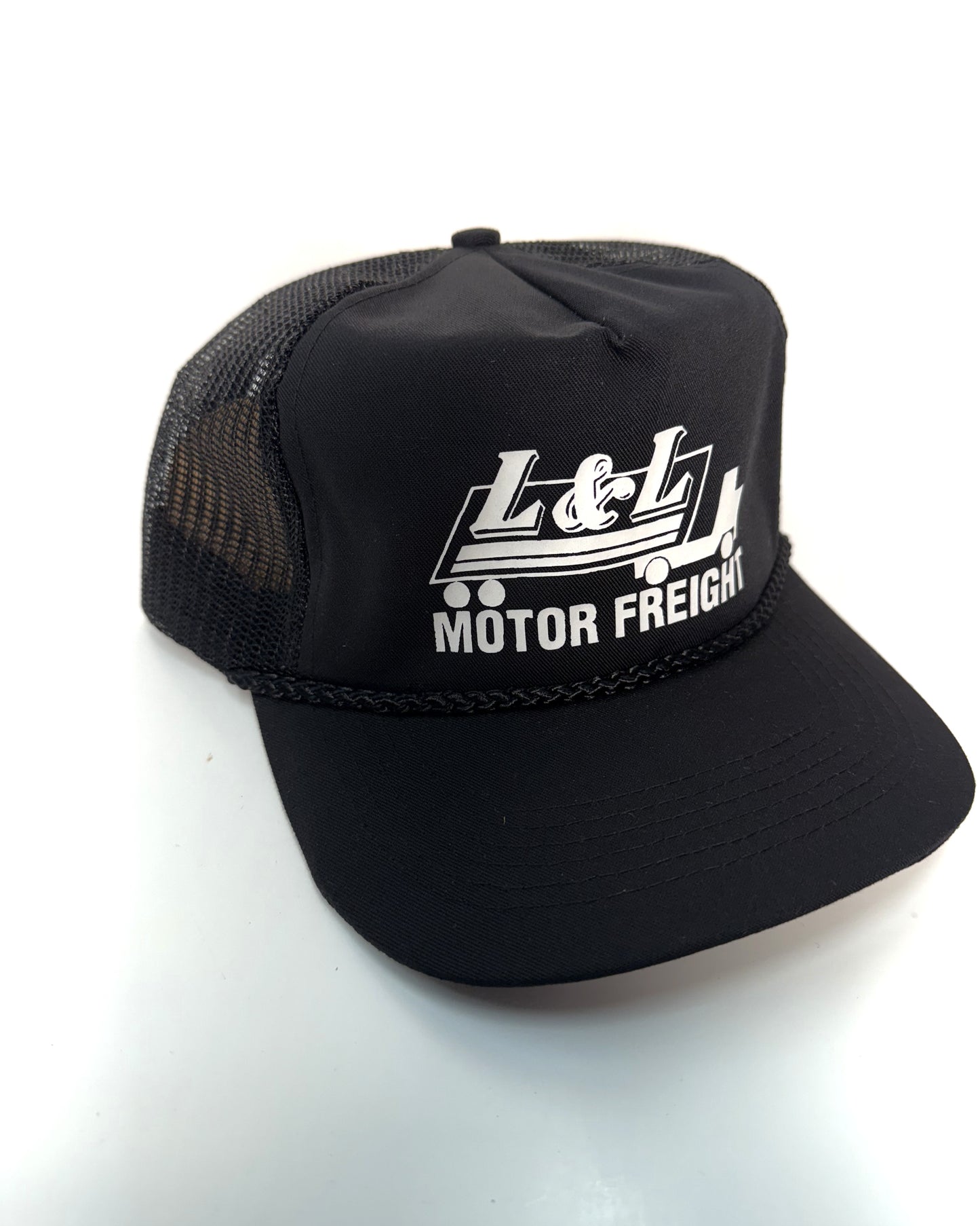 (Black) Vintage L&L Motor Freight Trucker Hat