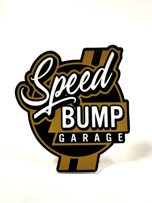 Speed Bump Garage Sticker (Large)