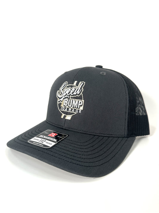 SBG Hat Charcoal/Black Gold/White Logo