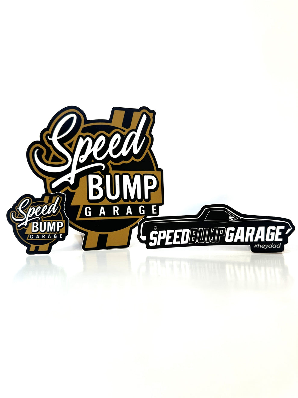 Speed Bump Garage Sticker Bundle