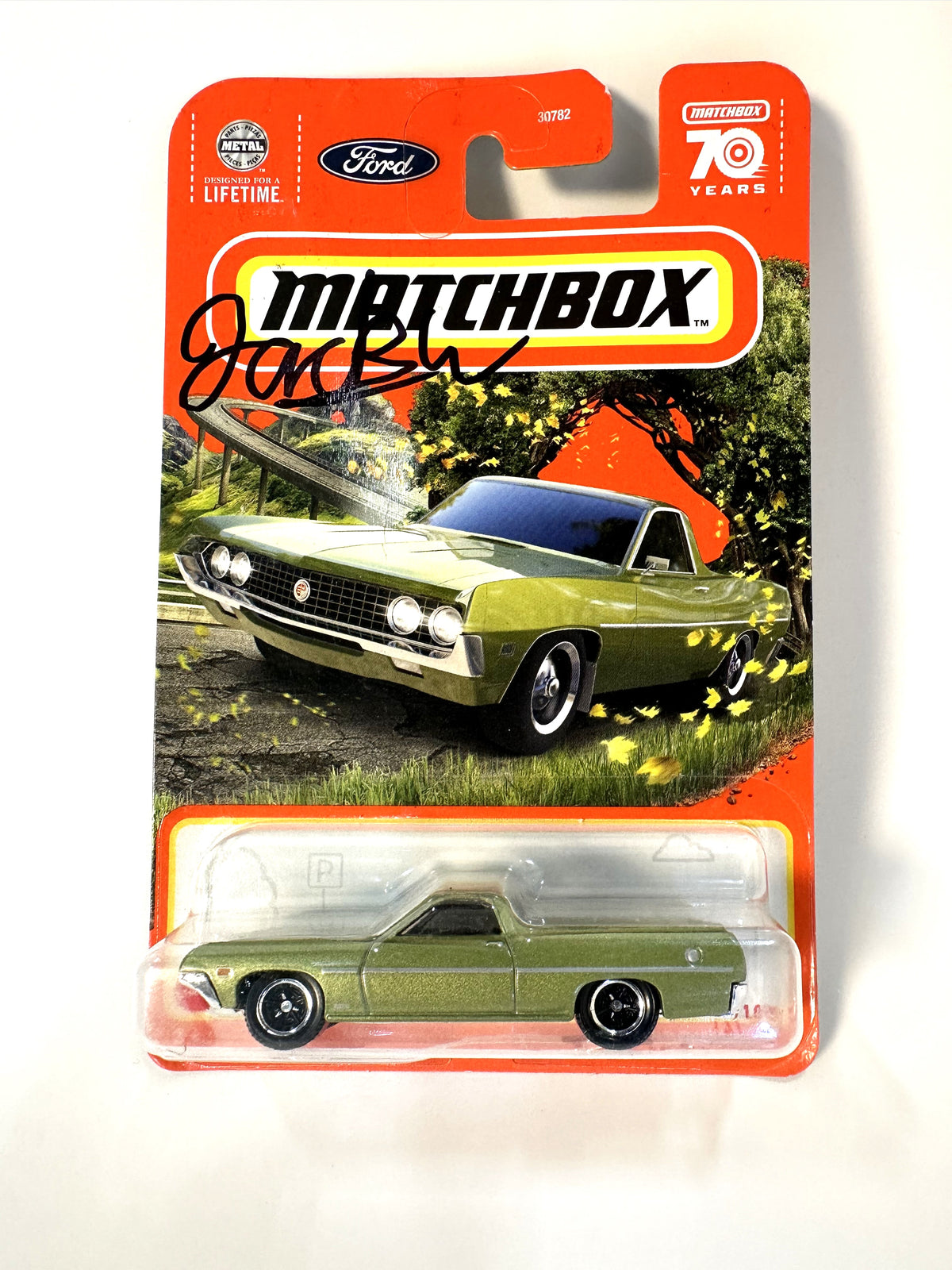 Signed Matchbox Ranchero – Speed Bump Garage