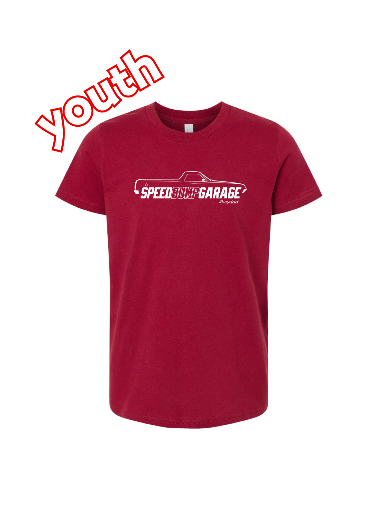 YOUTH Ranchero #heydad T-shirt (Red)