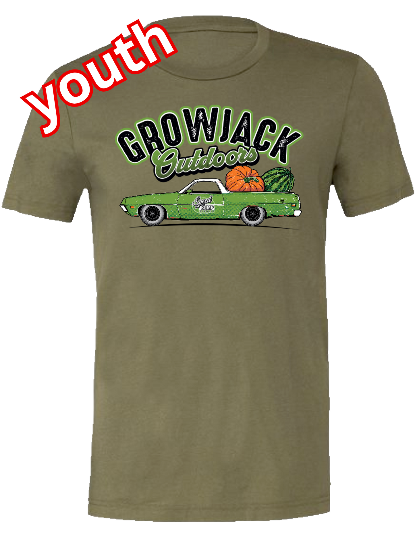 YOUTH GrowJack / Speed Bump Garage Tee (Green)